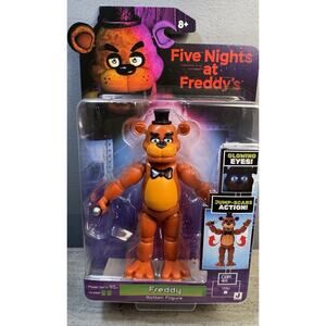 Five Nights at Freddy’s Freddy Action Figure Glowing Eyes Jump Scare New